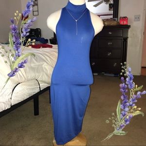 Black turtle neck slim dress 🦋